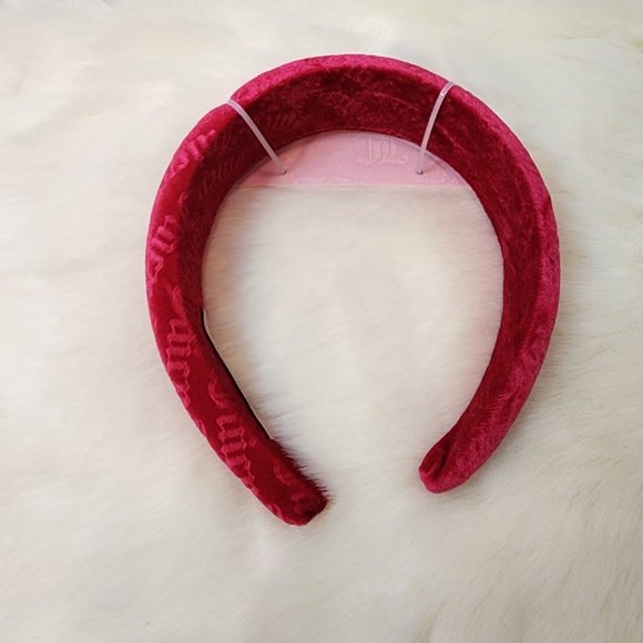🏷 CLEARANCE! Juicy Couture Red Velvet Headband - Picture 3 of 6